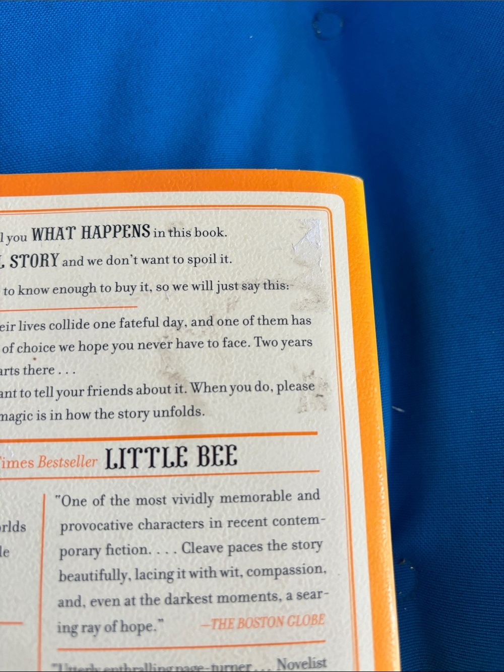Little Bee By Chris Cleave Soft Cover A Novel #1 New York Times Bestseller NWOTS - Picture 8 of 8